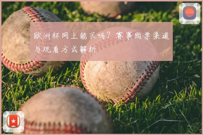 欧洲杯网上能买吗?赛事购票渠道与观看方式解析