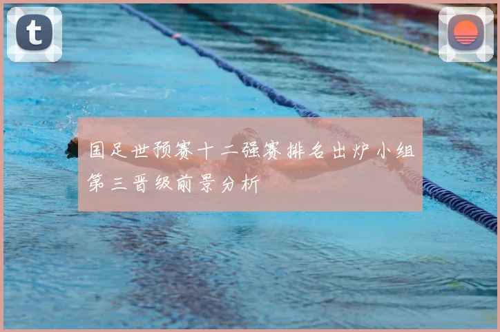 国足世预赛十二强赛排名出炉小组第三晋级前景分析